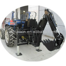 tractor 3 point mounted skid backhoe